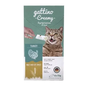 GATTINO CREAMY TURKEY Y MALT 15GR X 6UND