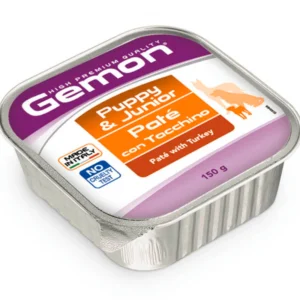 GEMON DOG X 150 GR PATE PUPPY Y JUNIOR TURKEY