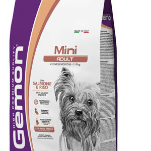 GEMON CANINE MINI ADULTO SALMON AND RICE 3 KG