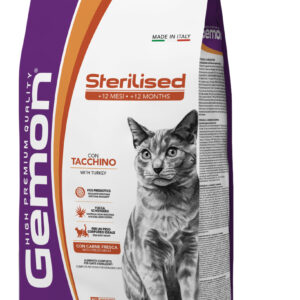 GEMON CAT STERILIZED WITH TURKEY 2 KG
