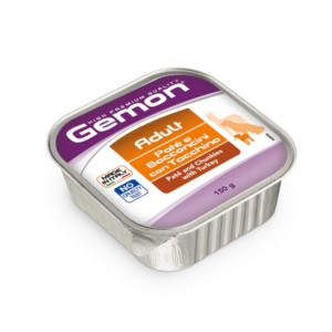 GEMON DOG X 150 GR PATE CHUNKS AND ADULT WHIT TURKEY