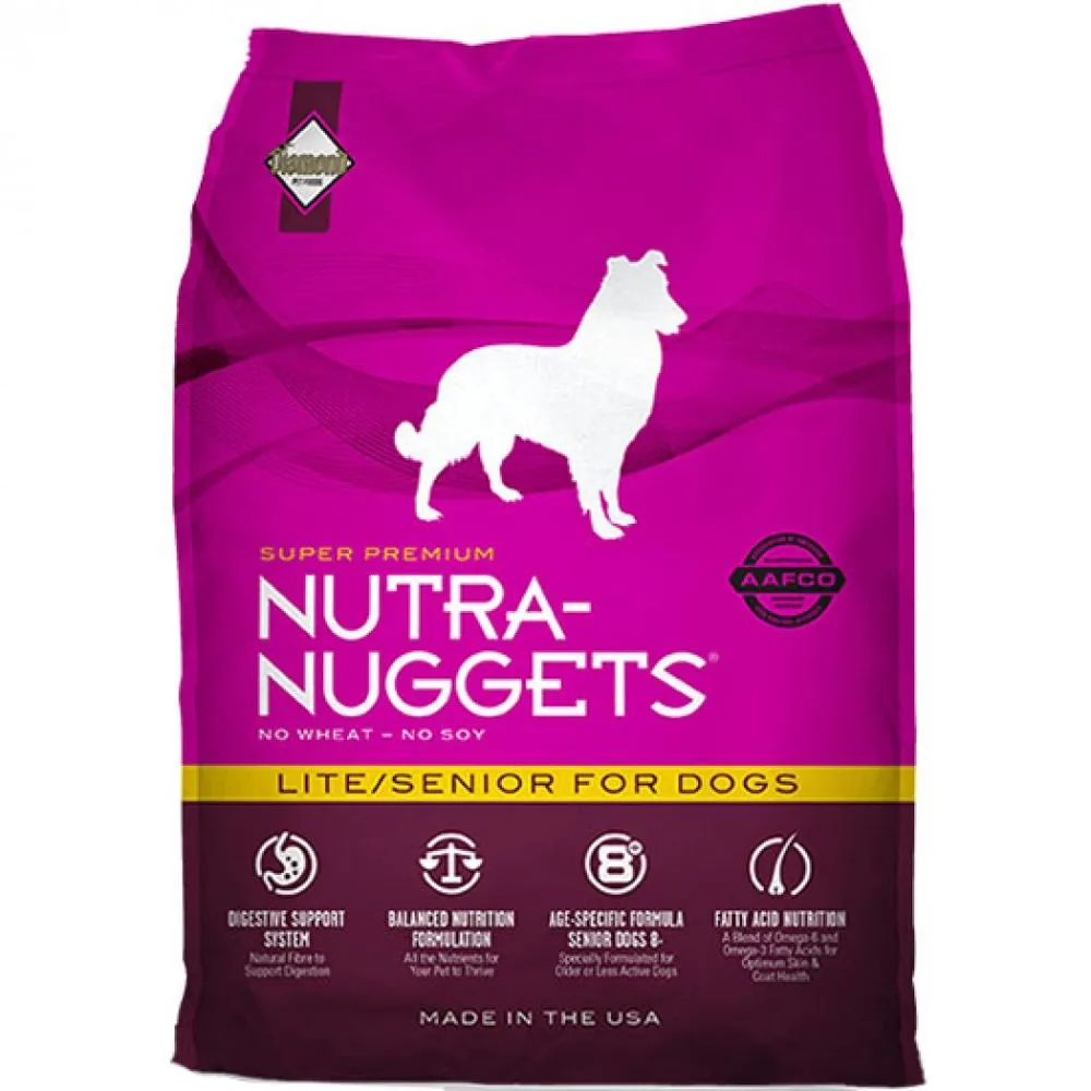 NUTRA NUGGETS LITE SENIOR PERRO