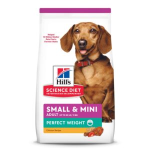 HILLS CANINO ADULT PERFECT WEIGHT SMALL MINI X 4LB