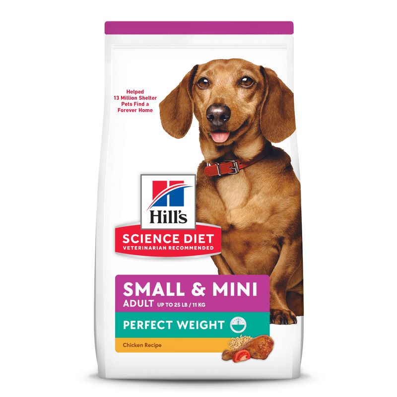 HILLS CANINO ADULT PERFECT WEIGHT SMALL MINI X 4LB