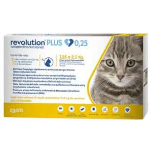 REVOLUTION PLUS 0,25 ML <2,5 KG FELINO