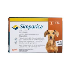 SIMPARICA 20 MG 5-10 KG X TAB