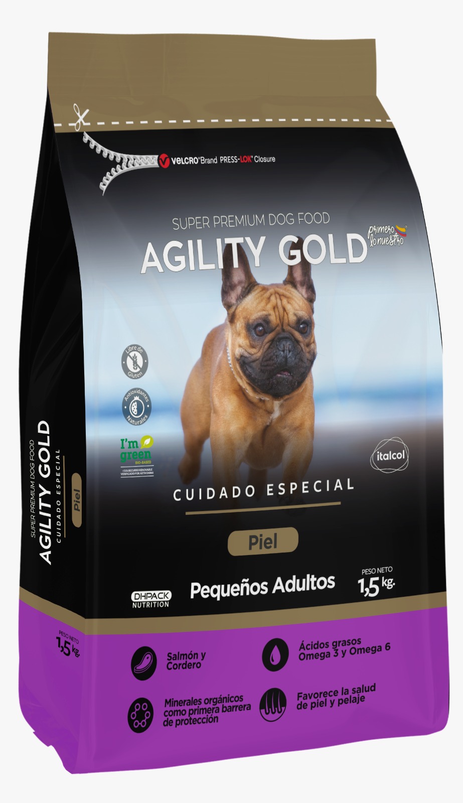 AGILITY GOLD PEQUEÑOS ADULTOS PIEL
